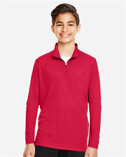 Youth Zone Performance Quarter-Zip Pullover | USA Decoration