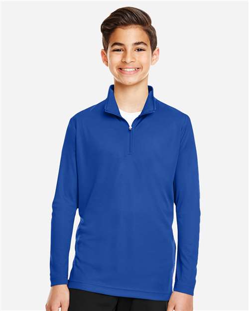 Youth Zone Performance Quarter-Zip Pullover | USA Decoration