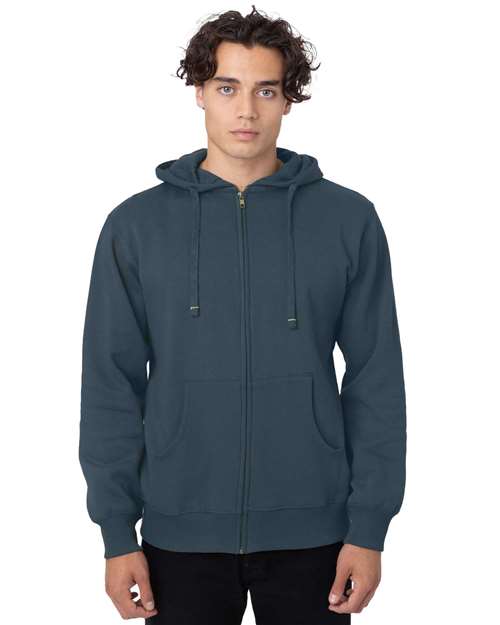 Heritage Full-Zip Hooded Sweatshirt | USA Decoration