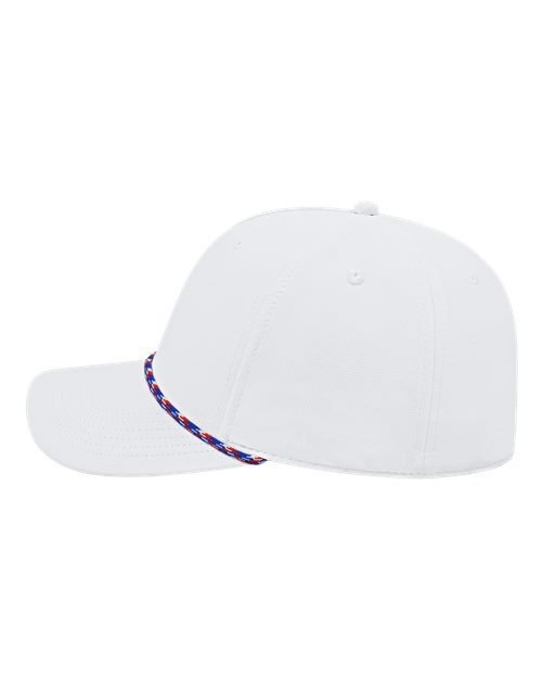 Athletic Rope Cap | 100% Polyester Performance | USA Decoration
