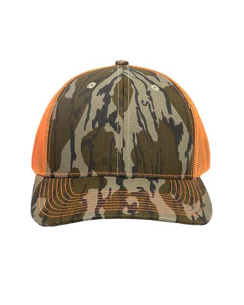 Camo Trucker Mesh Back Cap | USA Decoration