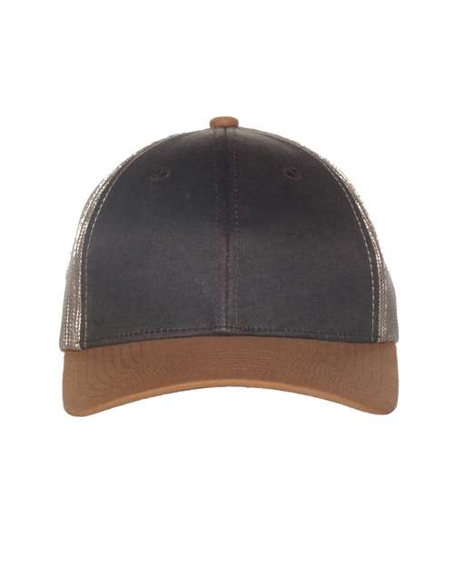 Tri-Color Mesh Back Trucker Cap | USA Decoration