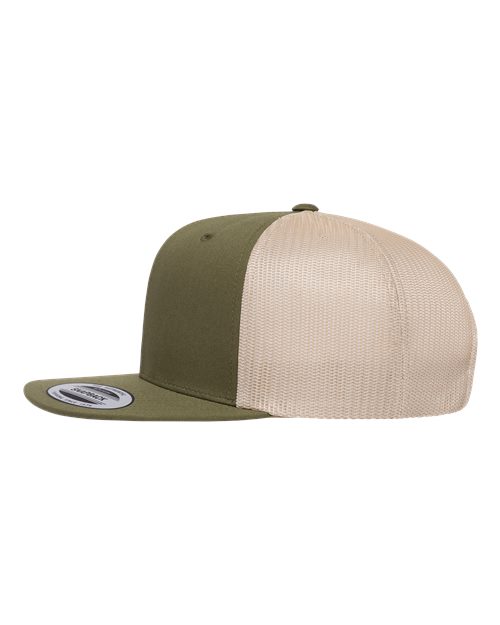 Retro High Profile Trucker Cap | USA Decoration