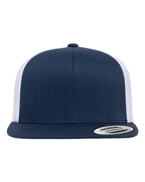 Retro High Profile Trucker Cap | USA Decoration