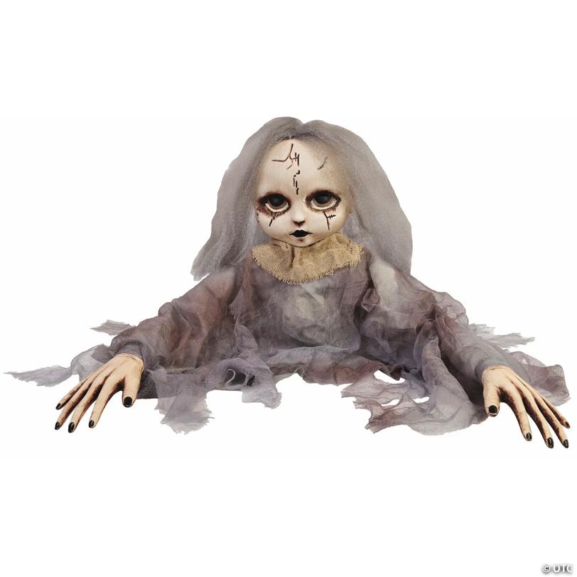 12" Grave Breaker® Posable Creepy Doll Halloween Decoration