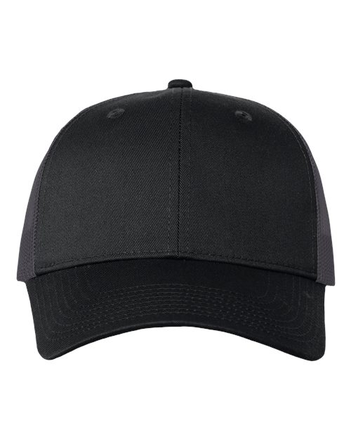 Mesh-Back Twill Trucker Cap | USA Decoration