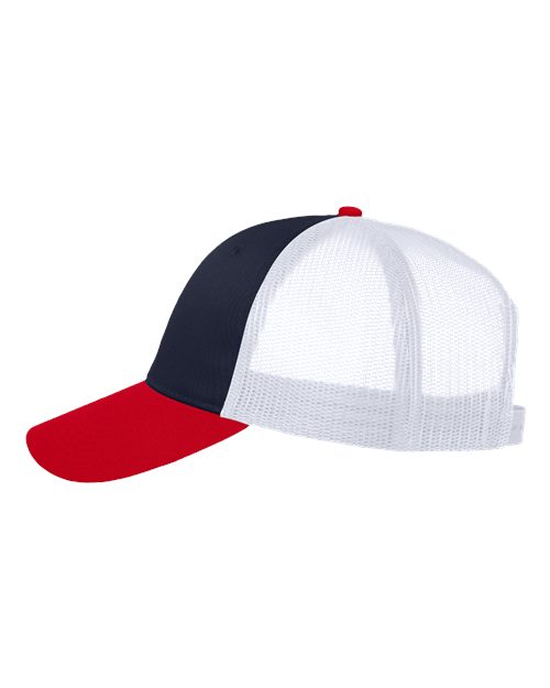 Mesh-Back Twill Trucker Cap | USA Decoration