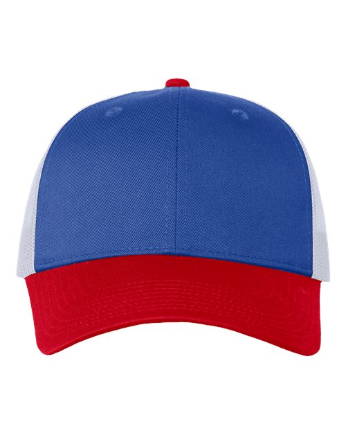 Mesh-Back Twill Trucker Cap | USA Decoration