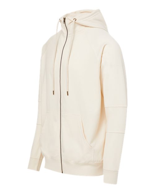 Ezra French Terry Full-Zip Funnel Hooded Sweatshirt | USA Decoration