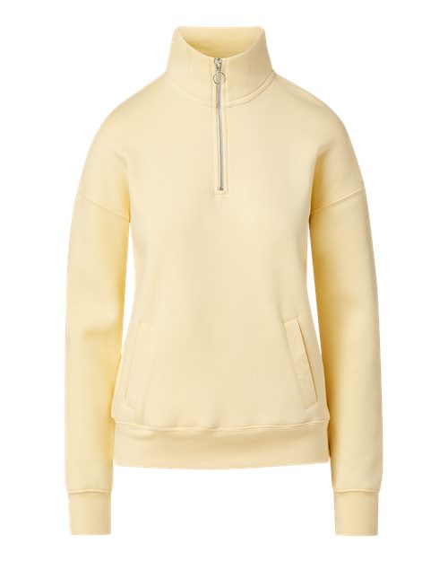 Women's Cloud Fleece Quarter-Zip Sweatshirt | USA Decoration