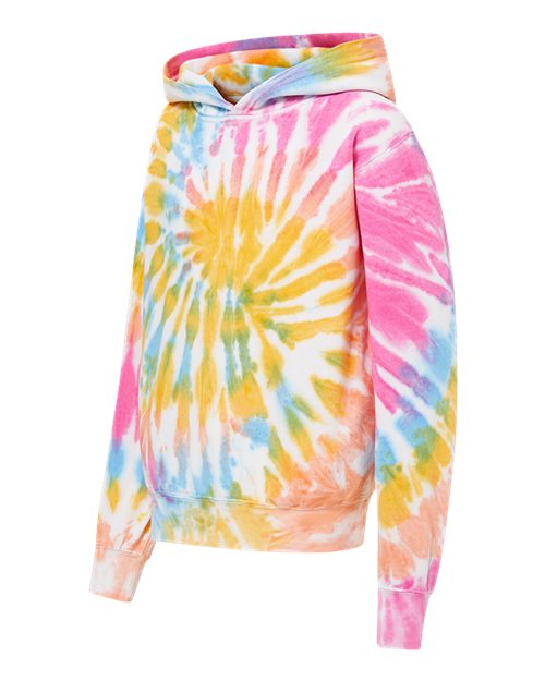 Youth Classic Fleece Tie-Dyed Hooded Sweatshirt | USA Decoration