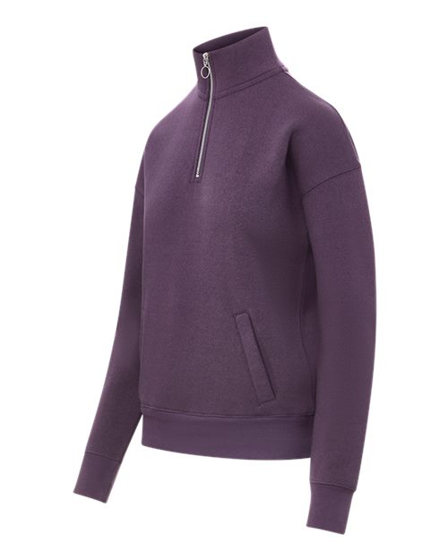 Women's Cloud Fleece Quarter-Zip Sweatshirt | USA Decoration