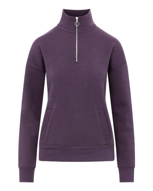 Women's Cloud Fleece Quarter-Zip Sweatshirt | USA Decoration