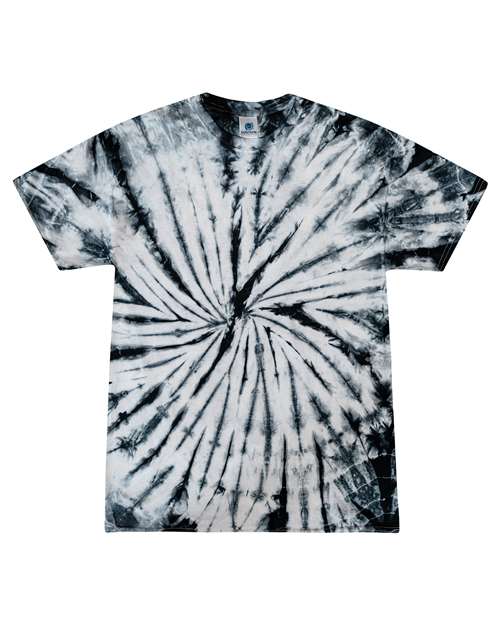 Multi-Color Tie-Dyed Short Sleeve T-Shirt | USA Decoration