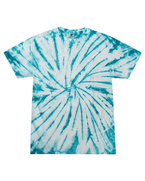 Multi-Color Tie-Dyed Short Sleeve T-Shirt | USA Decoration