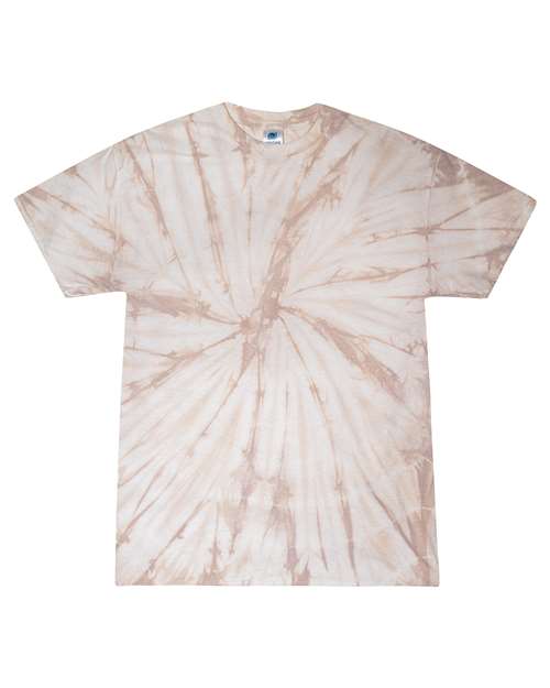 Multi-Color Tie-Dyed Short Sleeve T-Shirt | USA Decoration