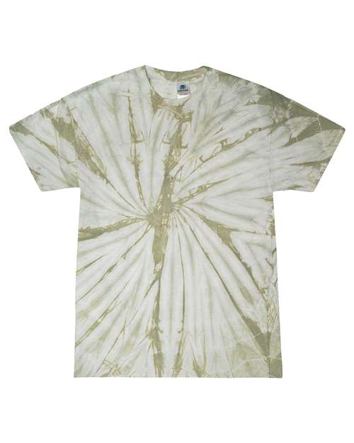 Multi-Color Tie-Dyed Short Sleeve T-Shirt | USA Decoration