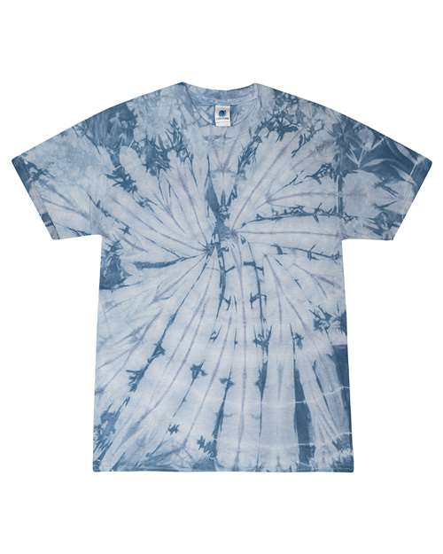 Multi-Color Tie-Dyed Short Sleeve T-Shirt | USA Decoration