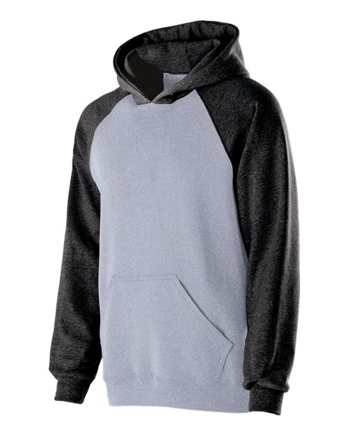 Youth Cotton/Poly Fleece Banner Hooded Sweatshirt | USA Decoration