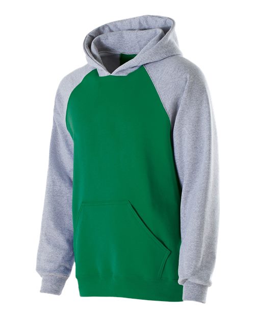 Youth Cotton/Poly Fleece Banner Hooded Sweatshirt | USA Decoration