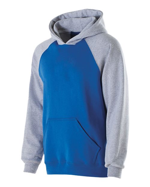 Youth Cotton/Poly Fleece Banner Hooded Sweatshirt | USA Decoration
