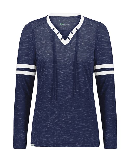 Eco Revive™ Women's Monterey Long Sleeve V-Neck T-Shirt | USA Decoration