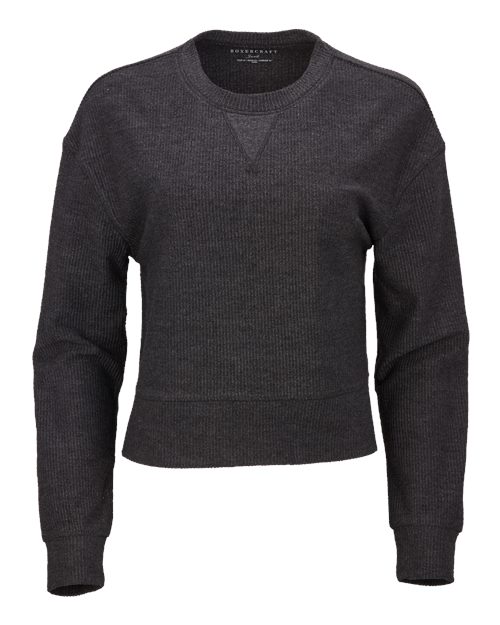 Women's Cropped Boxy Long Sleeve T-Shirt | USA Decoration