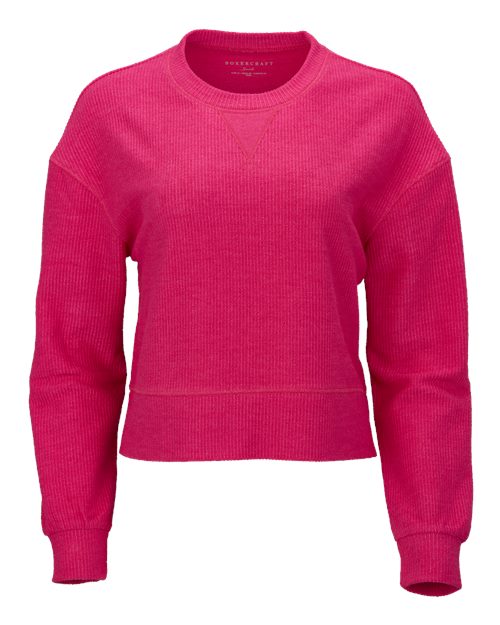 Women's Cropped Boxy Long Sleeve T-Shirt | USA Decoration