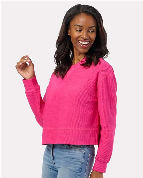 Women's Cropped Boxy Long Sleeve T-Shirt | USA Decoration