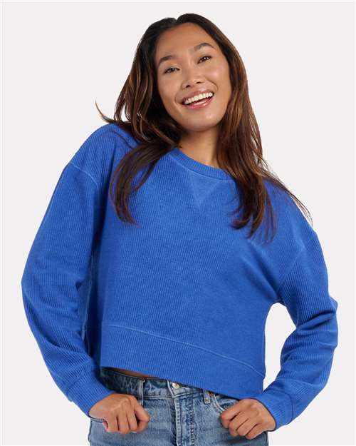 Women's Cropped Boxy Long Sleeve T-Shirt | USA Decoration