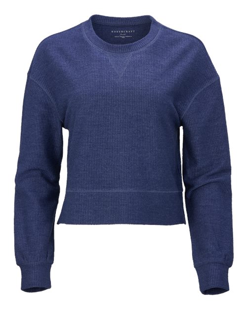 Women's Cropped Boxy Long Sleeve T-Shirt | USA Decoration