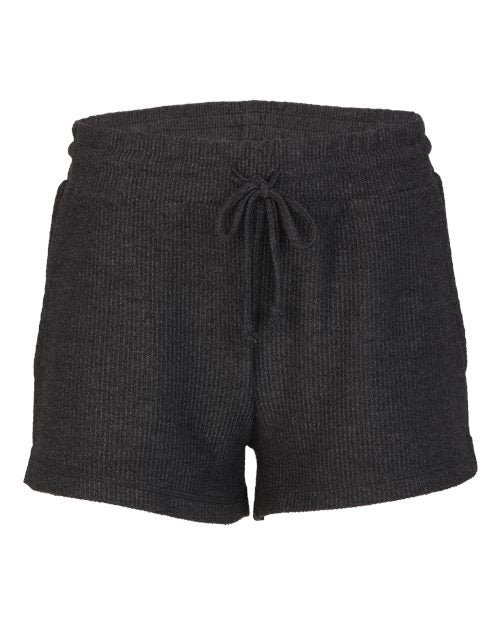 Women's Ribbed Knit Shorts | USA Decoration