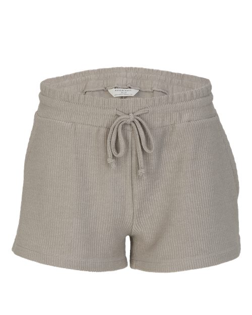 Women's Ribbed Knit Shorts | USA Decoration
