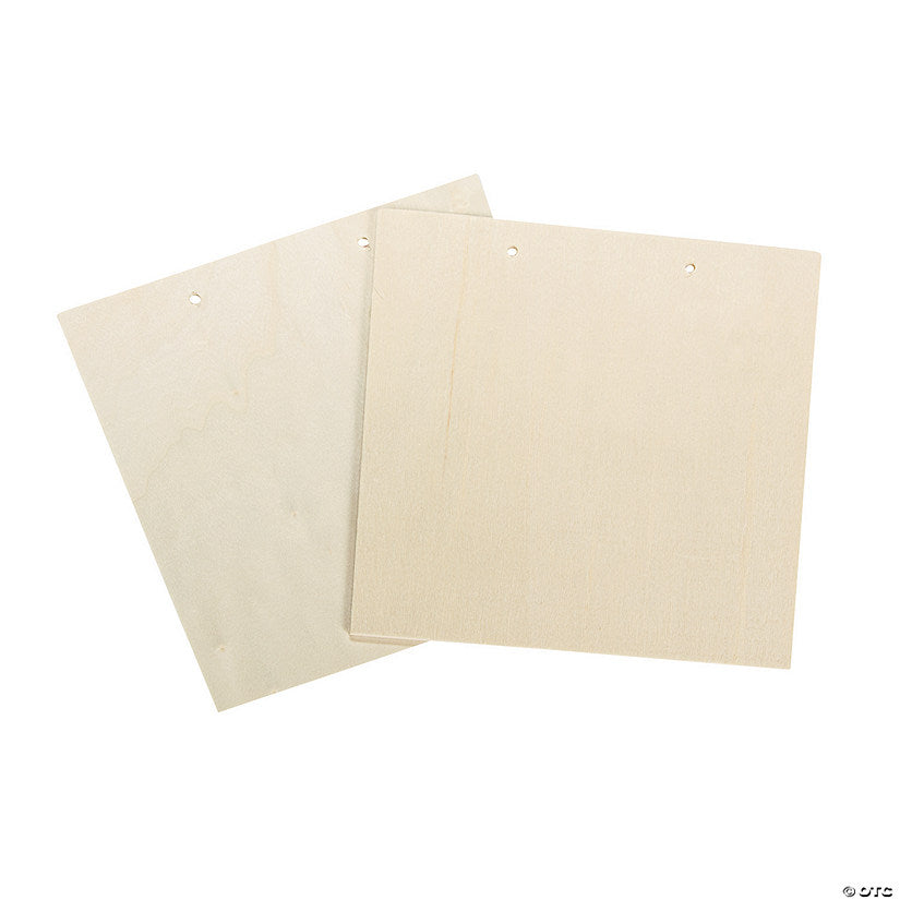 DIY Unfinished Wood Banner Squares - 12 Pc. | USA Decoration®