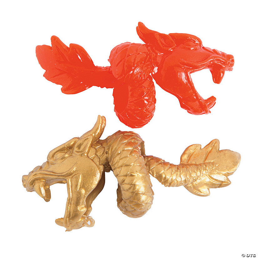 Per Dozen: Lunar New Year Dragon Rings - 12 Pc. | USA Decoration®