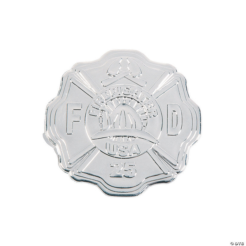 Firefighter Badges- 12 Pc. | USA Decoration®