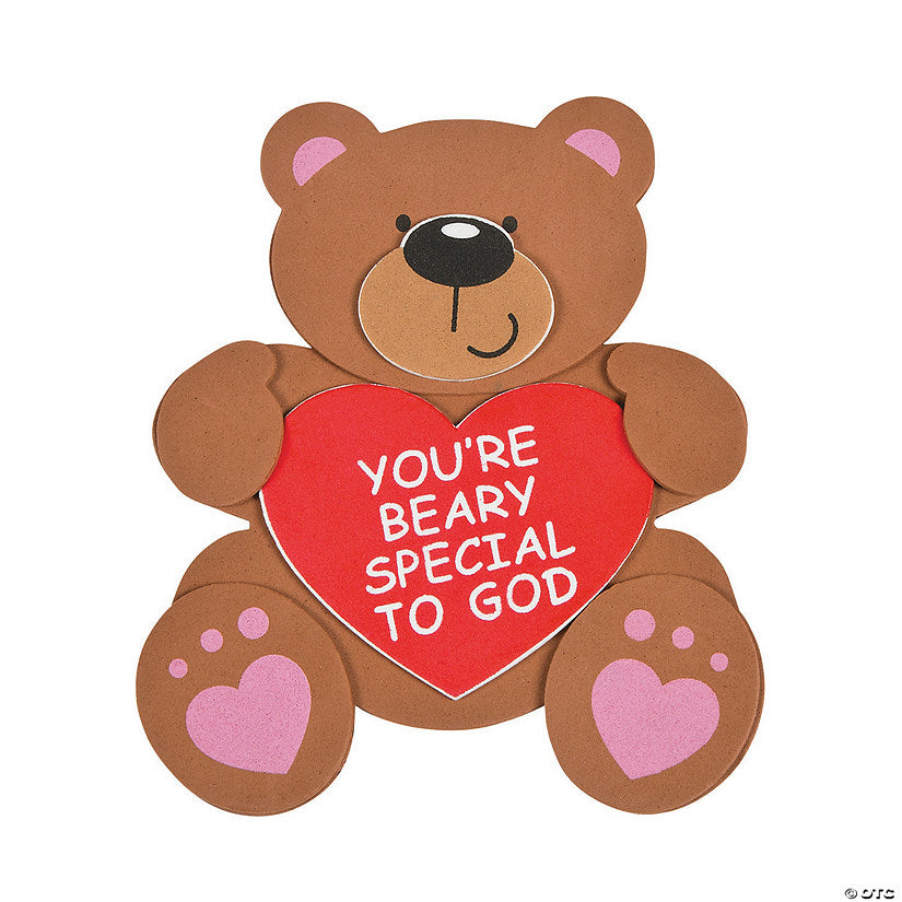 You’re Beary Special To God Magnet Craft Kit - Makes 12 | USA Decoration®
