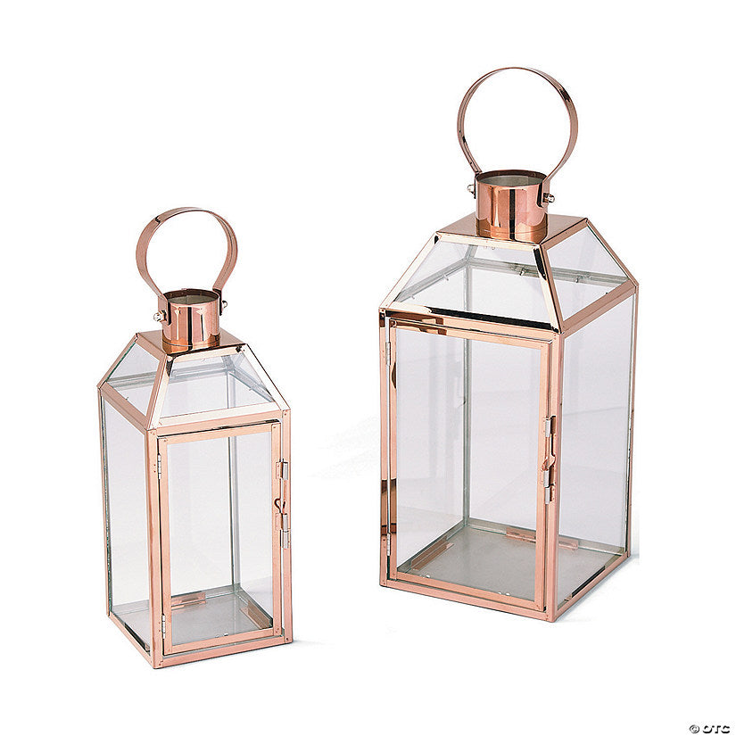 1 Set(s): Copper Lanterns - 2 Pc. | USA Decoration®