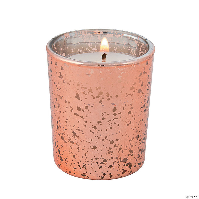 Per Dozen: Copper Mercury Glass Votive Candle Holders - 12 Pc. | USA Decoration®