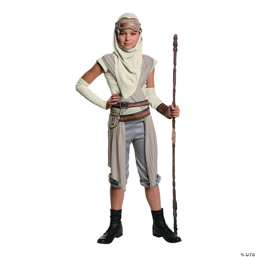 Girl’s Star Wars™ The Force Awakens™ Rey Mask with Hood | USA Decoration®