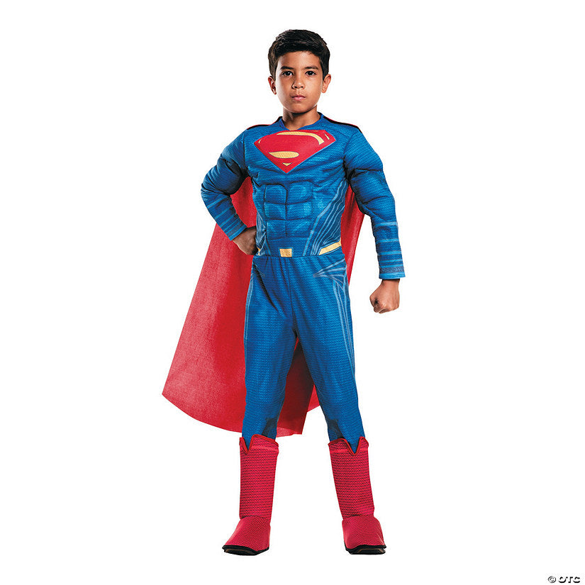 Boy's Deluxe Muscle Chest Batman v. Superman: Dawn of Justice™ Superman Costume | USA Decoration®