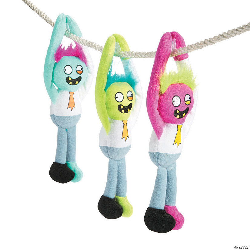 Per Dozen: Halloween Long Arm Silly Stuffed Zombies - 12 Pc. | USA Decoration®