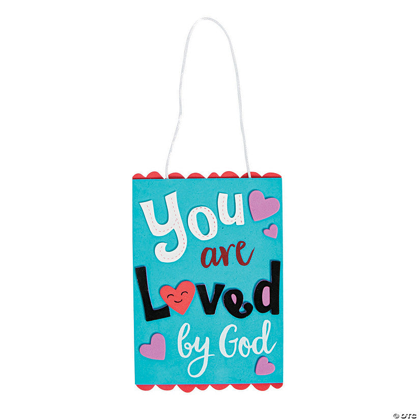 You Are Loved By God Sign Craft Kit- Makes 12 | USA Decoration®