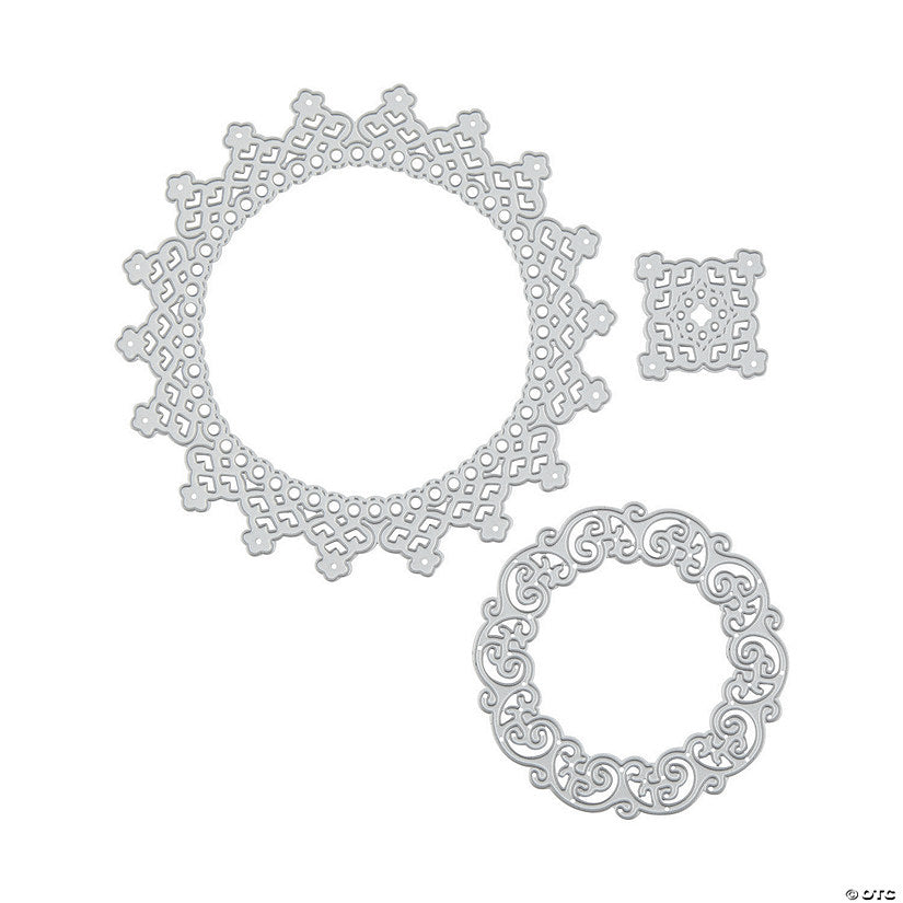 Round Lace Cutting Dies - 3 Pc. | USA Decoration®