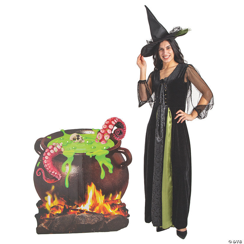 40" Cauldron Cardboard Cutout Stand-Up Halloween Decoration | USA Decoration®