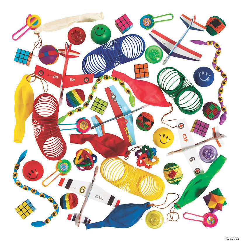 50 Piece(s): 1 1/2" - 16" Bulk 50 Pc. Top-Rated Novelty Toy Assortment | USA Decoration®