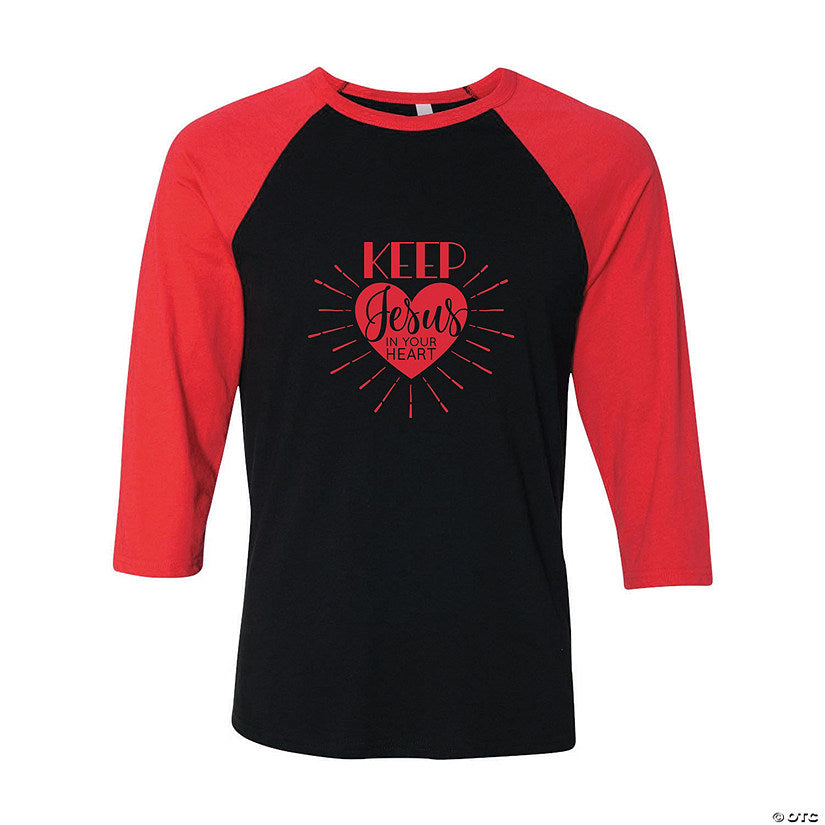 Keep Jesus in Your Heart Adult’s T-Shirt