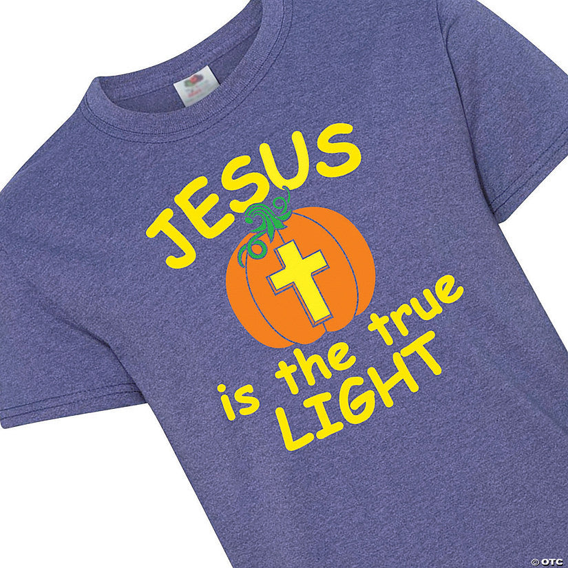 1 Piece(s): Jesus Is the True Light Youth T-Shirt | USA Decoration®