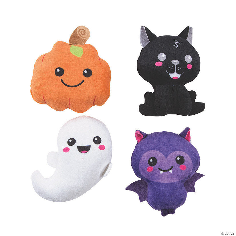 10 3/4" - 12" Bulk 72 Pc. Long Arm Halloween Stuffed Characters | USA Decoration®