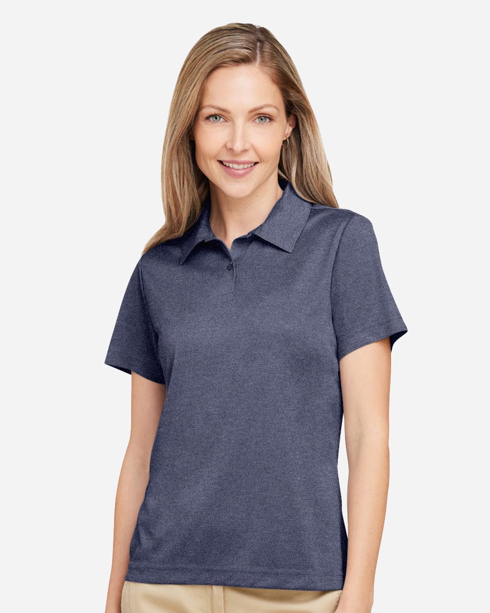 Women's Zone Sonic Heather Performance Polo | USA Decoration
